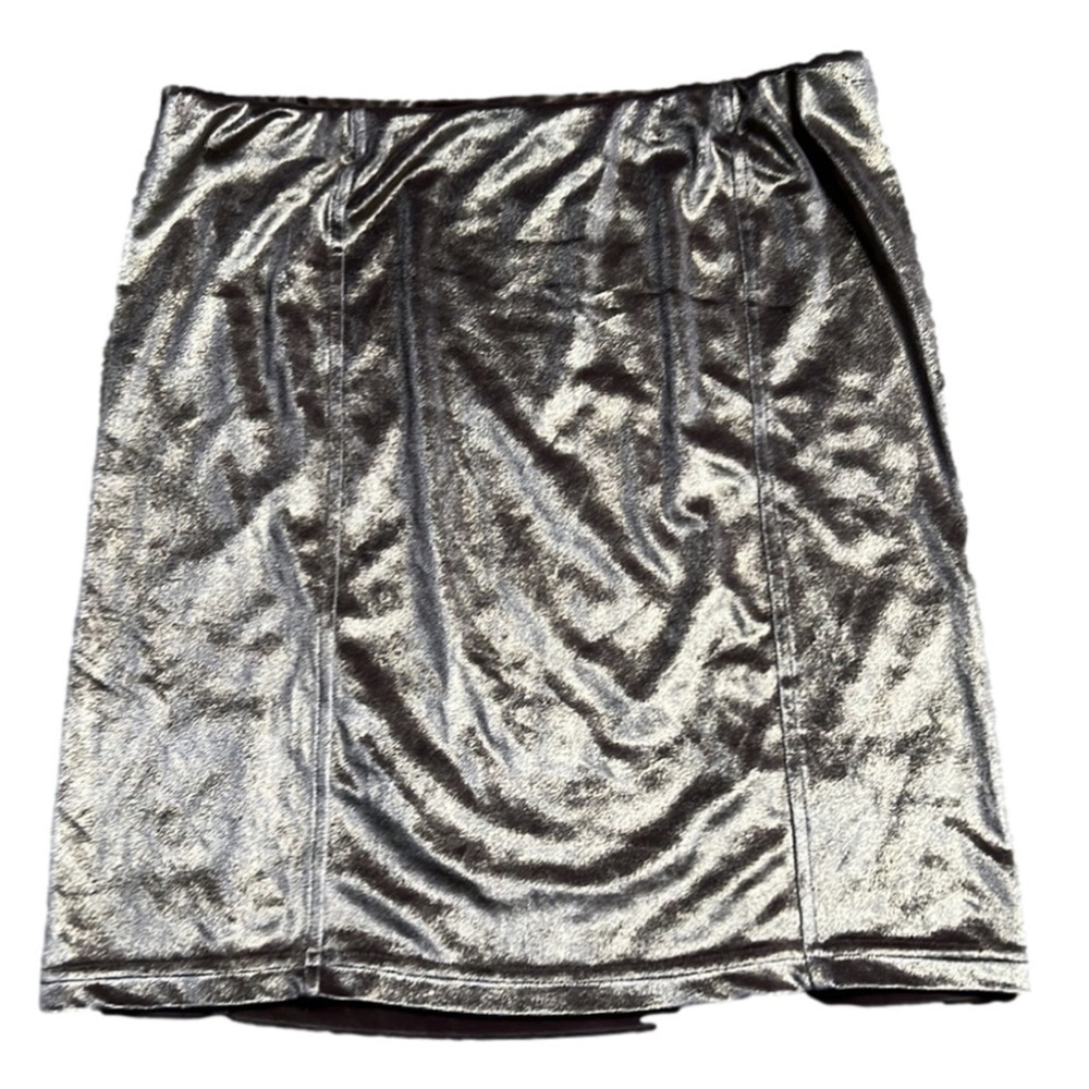 NWT Suzy Shier Velvet Mini Skirt